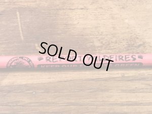 アドバタイジングキャラクターのスモーキーベアの90年代〜ビンテージの鉛筆