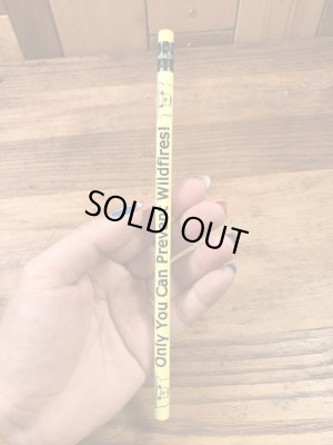 アドバタイジングキャラクターのスモーキーベアの90年代〜ビンテージの鉛筆