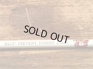 アドバタイジングキャラクターのスモーキーベアの90年代〜ビンテージの鉛筆