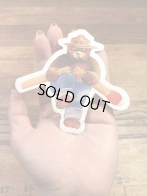 アドバタイジングキャラクターのスモーキーベアの90年代〜ビンテージステッカー