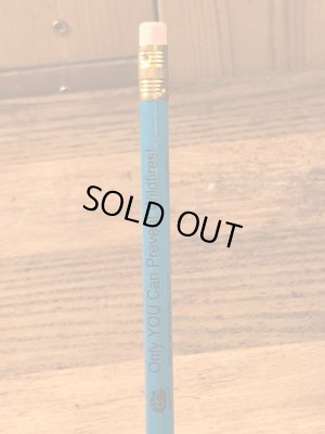 アドバタイジングキャラクターのスモーキーベアの90年代〜ビンテージの鉛筆