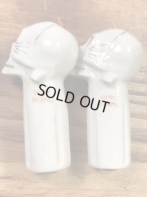 スカルのメイドインジャパン製の50年代ビンテージソルト＆ペッパー