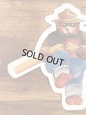 企業キャラクターのスモーキーベアの90’s〜ヴィンテージシール