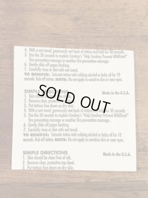 企業キャラクターのスモーキーベアの90’s〜ヴィンテージステッカー