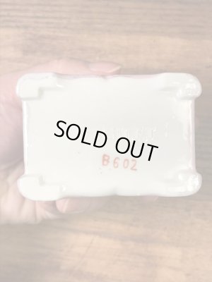 スカルの陶器製の50’sヴィンテージソルト＆ペッパー