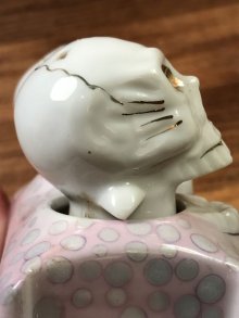 他の写真1: Skull Ceramic Nodder Salt & Pepper　スカル　ビンテージ　ソルト＆ペッパー　首振り　50年代