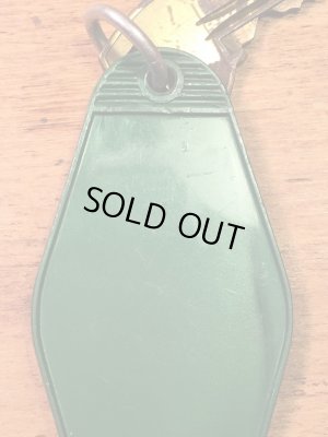 アメリカのモーテル「HOLIDAY INNホリデイイン」のルームキーで使用されていた70年代ビンテージモーテルキー