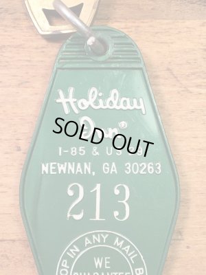 アメリカのモーテル「HOLIDAY INNホリデイイン」のルームキーで使用されていた70年代ビンテージモーテルキー