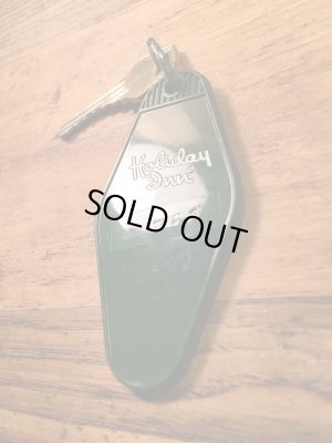 アメリカのモーテル「HOLIDAY INNホリデイイン」のルームキーで使用されていた60〜70年代ビンテージモーテルキー