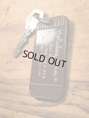 アメリカのモーテル「HOLIDAY INNホリデイイン」のルームキーで使用されていた60〜70年代ビンテージモーテルキー