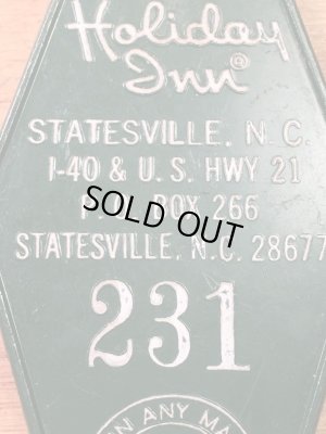 ホリデーインで使用されていた部屋の鍵60s〜70sヴィンテージモーテルキー