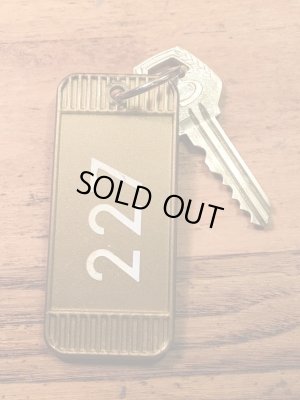 ホリデーインで使用されていた部屋の鍵60s〜70sヴィンテージモーテルキー