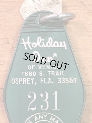 ホリデイインで使用されていた部屋の鍵70sヴィンテージモーテルキー