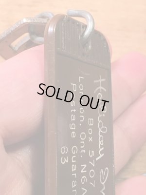 アメリカのモーテル「HOLIDAY INNホリデイイン」のルームキーで使用されていた60〜70年代ビンテージモーテルキー