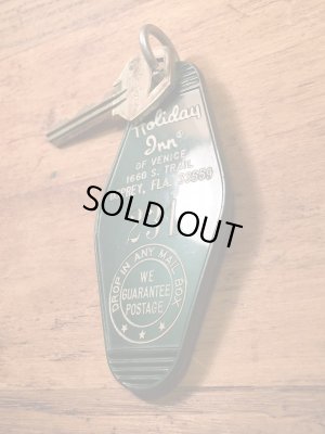 アメリカのモーテル「HOLIDAY INNホリデイイン」のルームキーで使用されていた70年代ビンテージモーテルキー