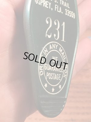 ホリデイインで使用されていた部屋の鍵70sヴィンテージモーテルキー