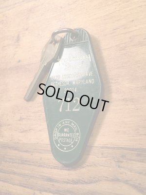 アメリカのモーテル「HOLIDAY INNホリデイイン」のルームキーで使用されていた60〜70年代ビンテージモーテルキー