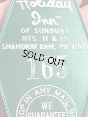 アメリカのモーテル「HOLIDAY INNホリデイイン」のルームキーで使用されていた70年代ビンテージモーテルキー