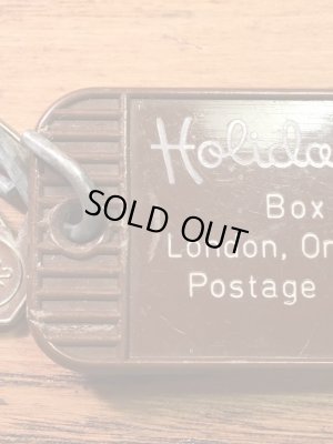 アメリカのモーテル「HOLIDAY INNホリデイイン」のルームキーで使用されていた60〜70年代ビンテージモーテルキー