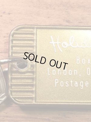 アメリカのモーテル「HOLIDAY INNホリデイイン」のルームキーで使用されていた60〜70年代ビンテージモーテルキー