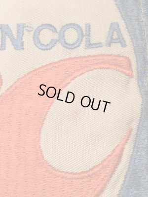 Royal Crown Colaの貼付けタイプのヴィンテージ刺繡パッチ