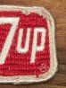 7upの貼付けタイプのヴィンテージ刺繡パッチ