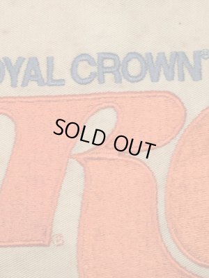 Royal Crown Colaの貼付けタイプのヴィンテージ刺繡パッチ