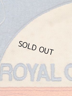 Royal Crown Colaの貼付けタイプのヴィンテージ刺繡パッチ