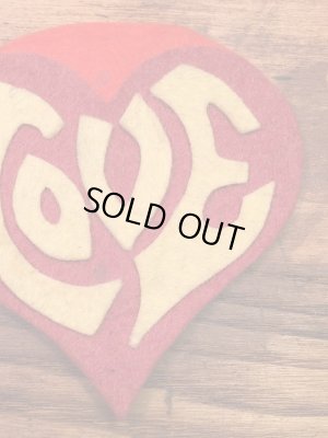 画像8: Love Patch  ラブ ビンテージ ワッペン 60年代 パッチ 刺繍 フェルト ヴィンテージ vintage