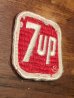 7upの貼付けタイプのヴィンテージ刺繡パッチ