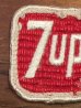 7upの貼付けタイプのビンテージ刺繡ワッペン