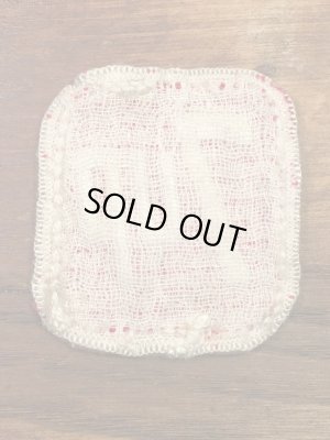 7upの貼付けタイプのヴィンテージ刺繡パッチ