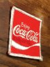 Coca Colaの貼付けタイプのヴィンテージ刺繡パッチ