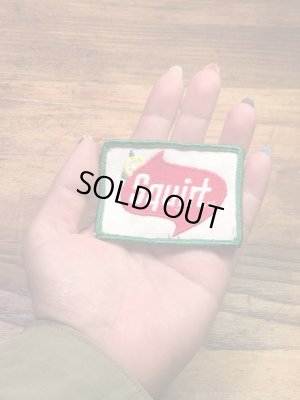 Squirtの貼付けタイプのヴィンテージ刺繡パッチ