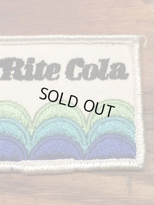 Diet Rite Colaの貼付けタイプのビンテージ刺繡ワッペン