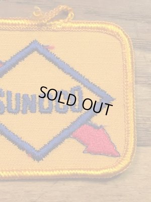 Sunocoの貼付けタイプのヴィンテージ刺繡パッチ