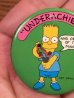 The Simpson'sのキャラクター“Bart”の90’sヴィンテージ缶バッチ
