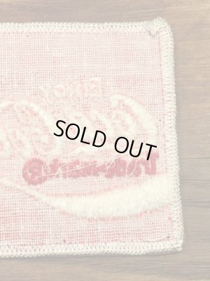 コカ・コーラの貼付けタイプのビンテージ刺繡ワッペン