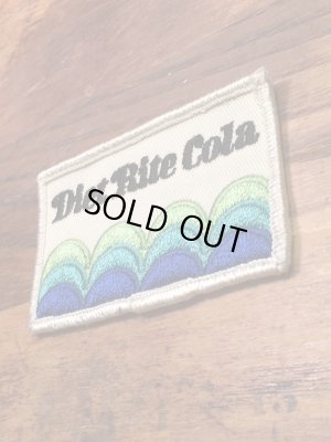 ダイエットライトコーラの貼付けタイプのビンテージ刺繡ワッペン