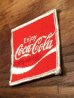 コカ・コーラの貼付けタイプのビンテージ刺繡ワッペン