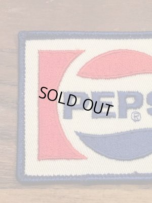 ペプシの貼付けタイプのビンテージ刺繡ワッペン