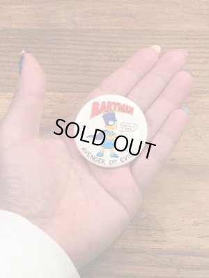 The Simpson'sのキャラクター“Bartman”の90’sヴィンテージバッチ