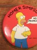 The Simpson'sのキャラクター“Homer Simpson”の90’sヴィンテージバッチ