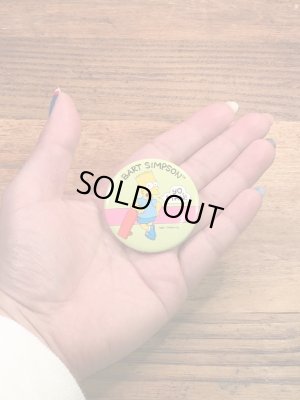 The Simpson'sのキャラクター“Bart”の90’sヴィンテージ缶バッチ