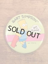 The Simpson's “Bart Simpson” Badge　シンプソンズ　ビンテージ　缶バッジ　90年代 