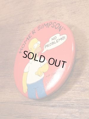 シンプソンズのホーマーシンプソンの90年代ビンテージバッジ