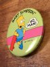 シンプソンズのキャラクター“バート”の90年代ビンテージ缶バッジ