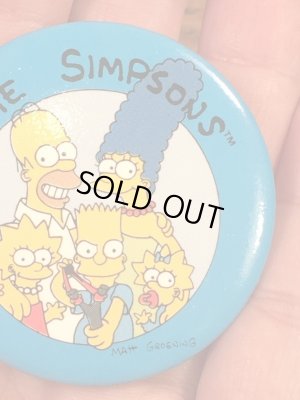 シンプソンズファミリーの90年代ビンテージ缶バッジ