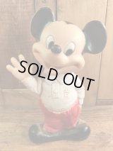 Disney Mickey Mouse Rubber Squeeze Doll　ミッキーマウス　ビンテージ　スクイーズドール　ディズニー　60年代〜 