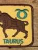 星座のTaurusの70’sヴィンテージ刺繡パッチ